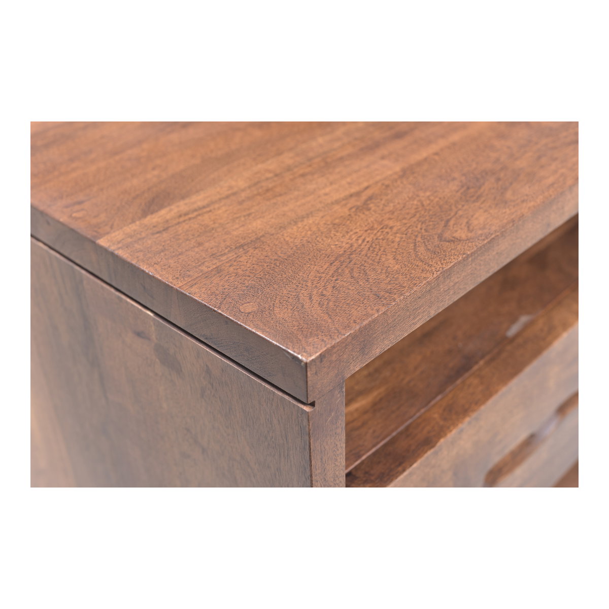 Madagascar Nightstand, by Moe's Home, 21.5" width x 22.2" height x 16" depth View 5
