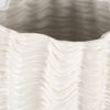 Velia Tall Seashell Sculptural Cream Glazed Ceramic Vase thumbnail 5