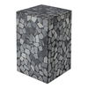 Kiri Outdoor Side Table Black, Outdoor Table by Moe's Home, 1'2.2" width x 1'10.4" height x 1'2.2" depth thumbnail 2
