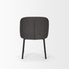 Shannon Contoured Back Dining Side Chair | Gray Fabric with Metal, Dining Chair by Mercana, 22.5" length x 22.75" width x 31.5" height thumbnail 9