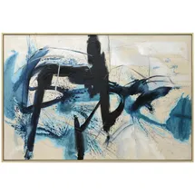 Online Designer Hallway/Entry Hartford Framed Canvas Art - Hand Painted Abstract - 1.5 Inch Frame