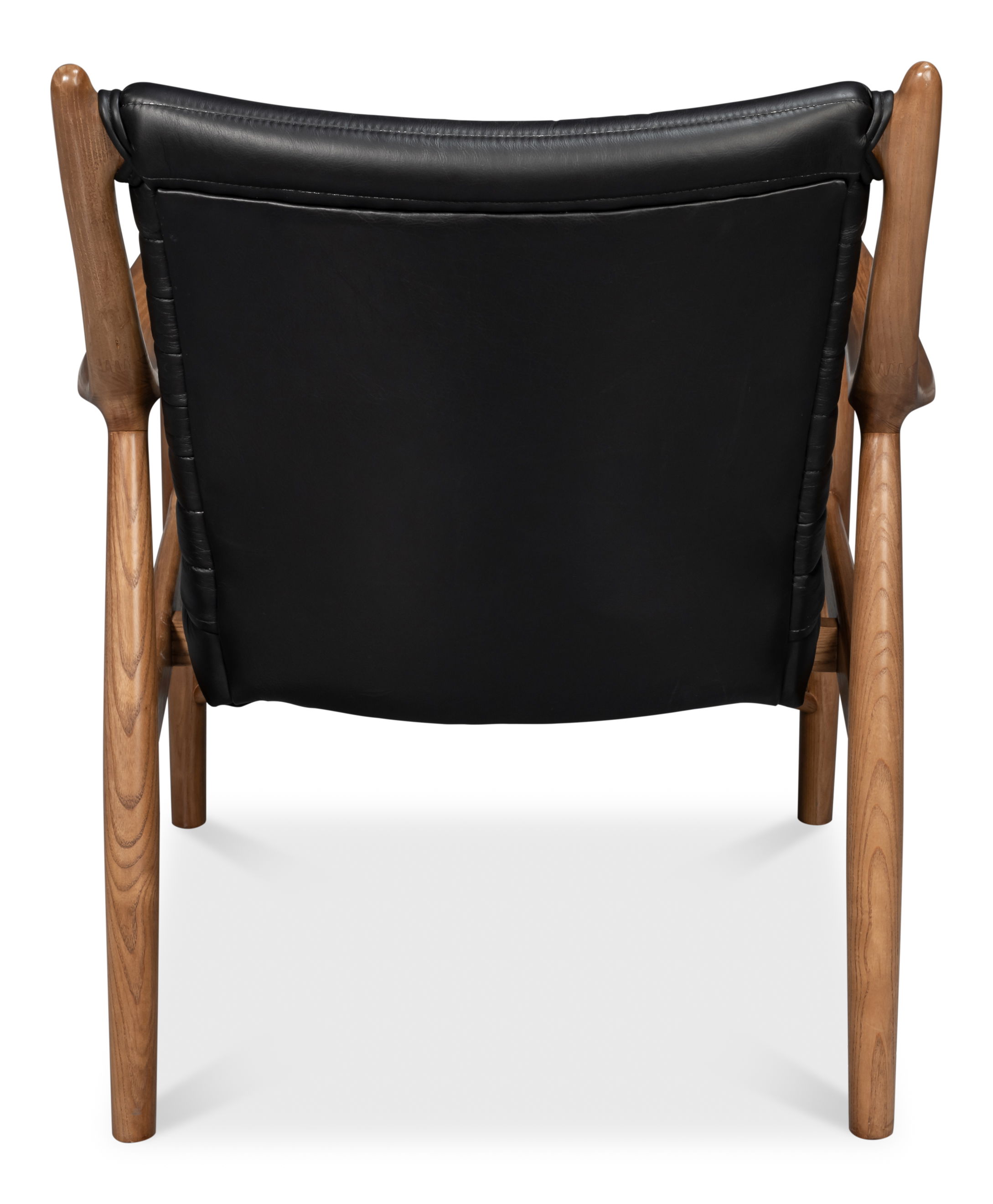 Singletary Leather Chair, Onyx Black large image 