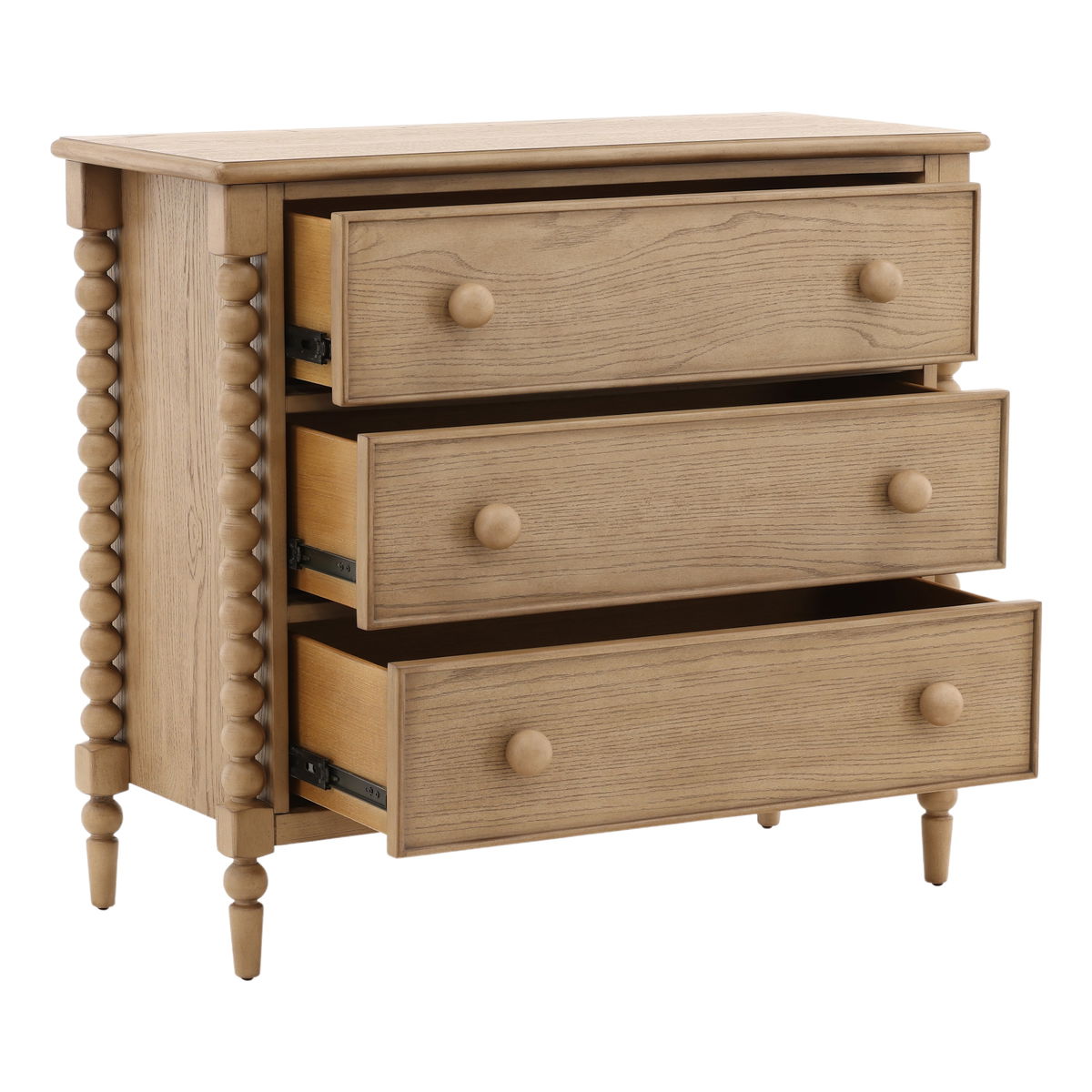 Marcellina Dresser Natural, by Dovetail, 40" width x 36" height x 17.75" depth View 5