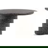 Cassius Outdoor Dining Table Black, by Dovetail, 48" width x 30.5" height x 48" diameter x 48" depth thumbnail 1
