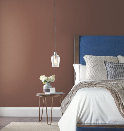 Hessian Weave Red Wallpaper