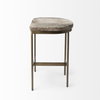 Millie Backless 26.25in Seat Counter Stool | Gray Hair-On-Hide, Counter & Bar Stool by Mercana, 16.75" length x 17.75" width x 26" height thumbnail 8