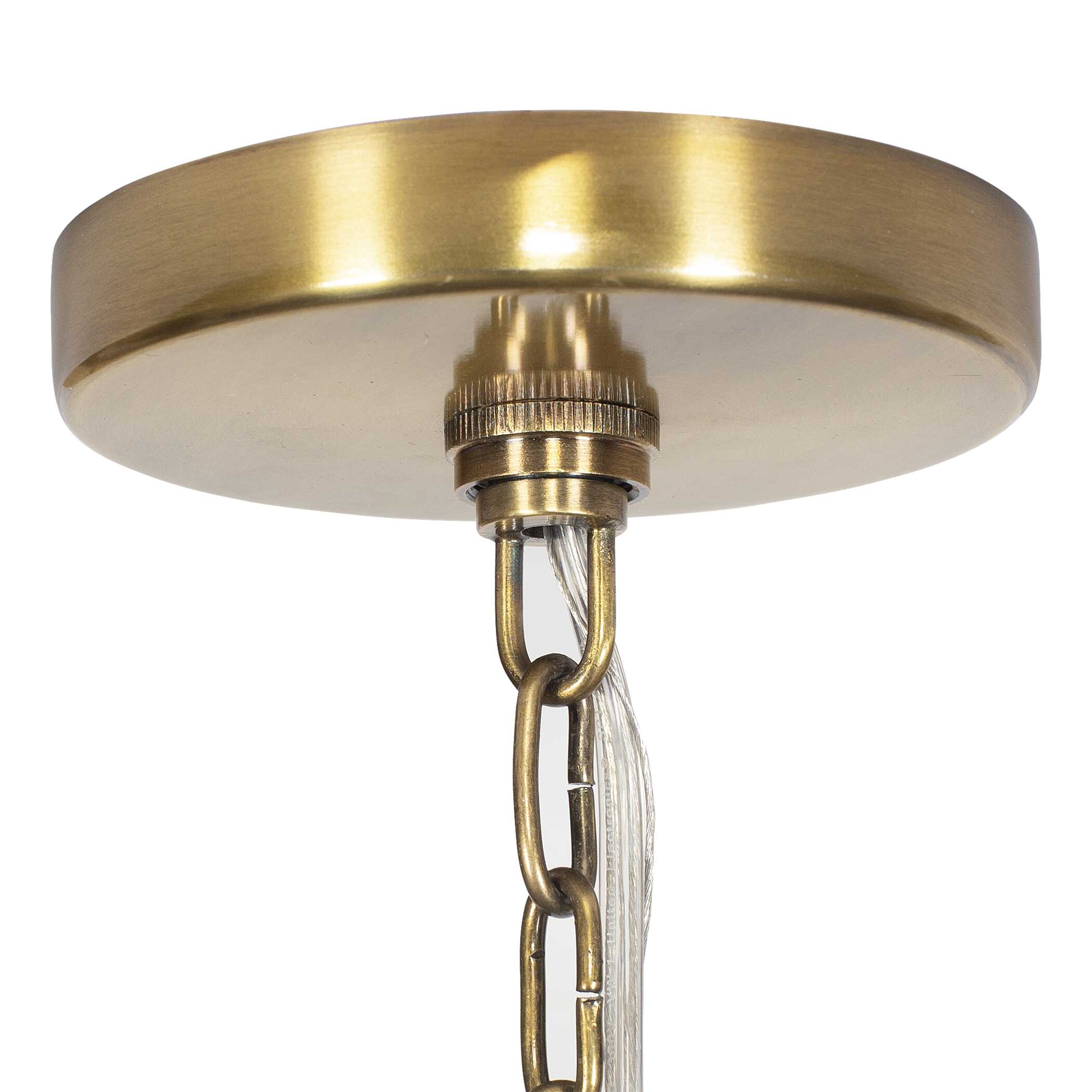 Tauranga Seagrass 5 Light Pendant large image 