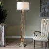 Boydton Burnished Wood Floor Lamp, by Uttermost, 19" width x 66.5" height x 19" depth thumbnail 2