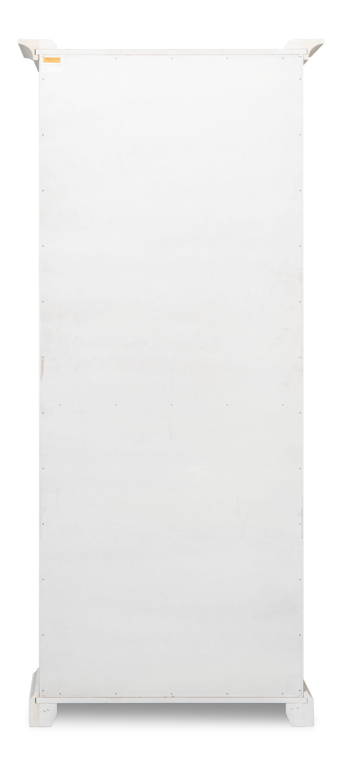 Open Shelf Bookcase, Cortina White, Shelving & Bookcase by Sarreid, 35" length x 16" width x 78" height View 3