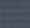 Palm Thatch Navy Wallpaper, by York Wall, 27' length x 2'3" width x 0.02" depth thumbnail 1