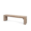 McArthur Whitewash Reclaimed Wood Bench thumbnail 0