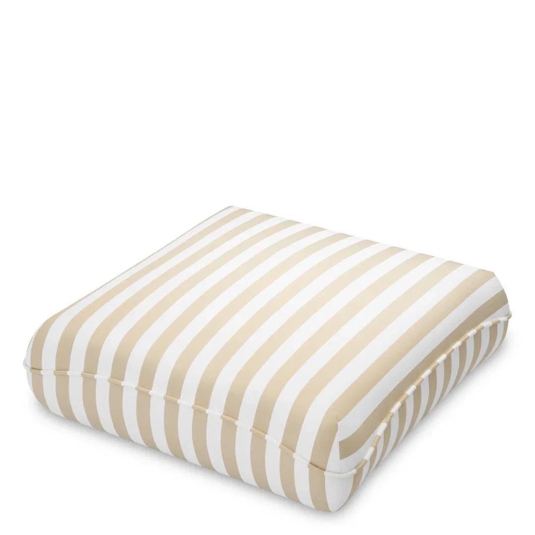 Outdoor Pouf Relax Florent Beige large image 