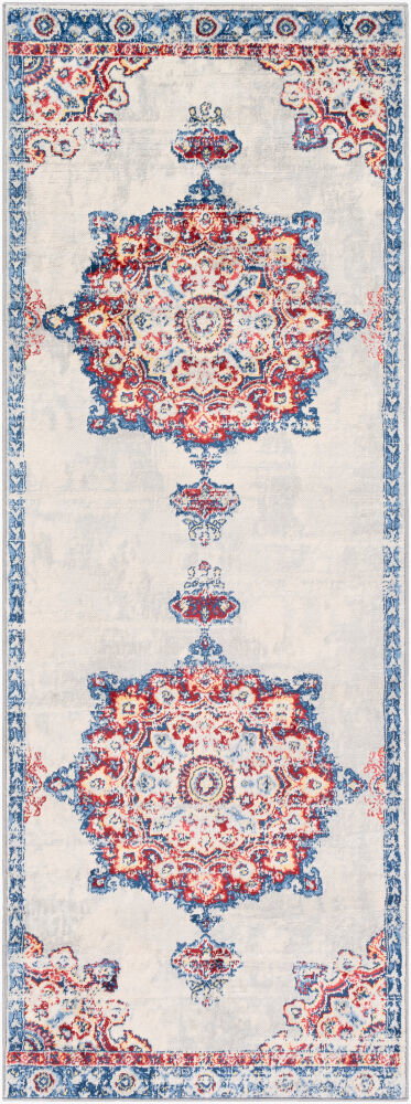 Monaco Machine Woven Rug, by Surya, 7'3" length x 2'7" width