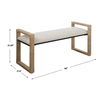 Areca Coastal Rattan Bench thumbnail 2