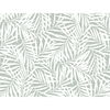 Oahu Fronds Light Green & White Wallpaper thumbnail 0