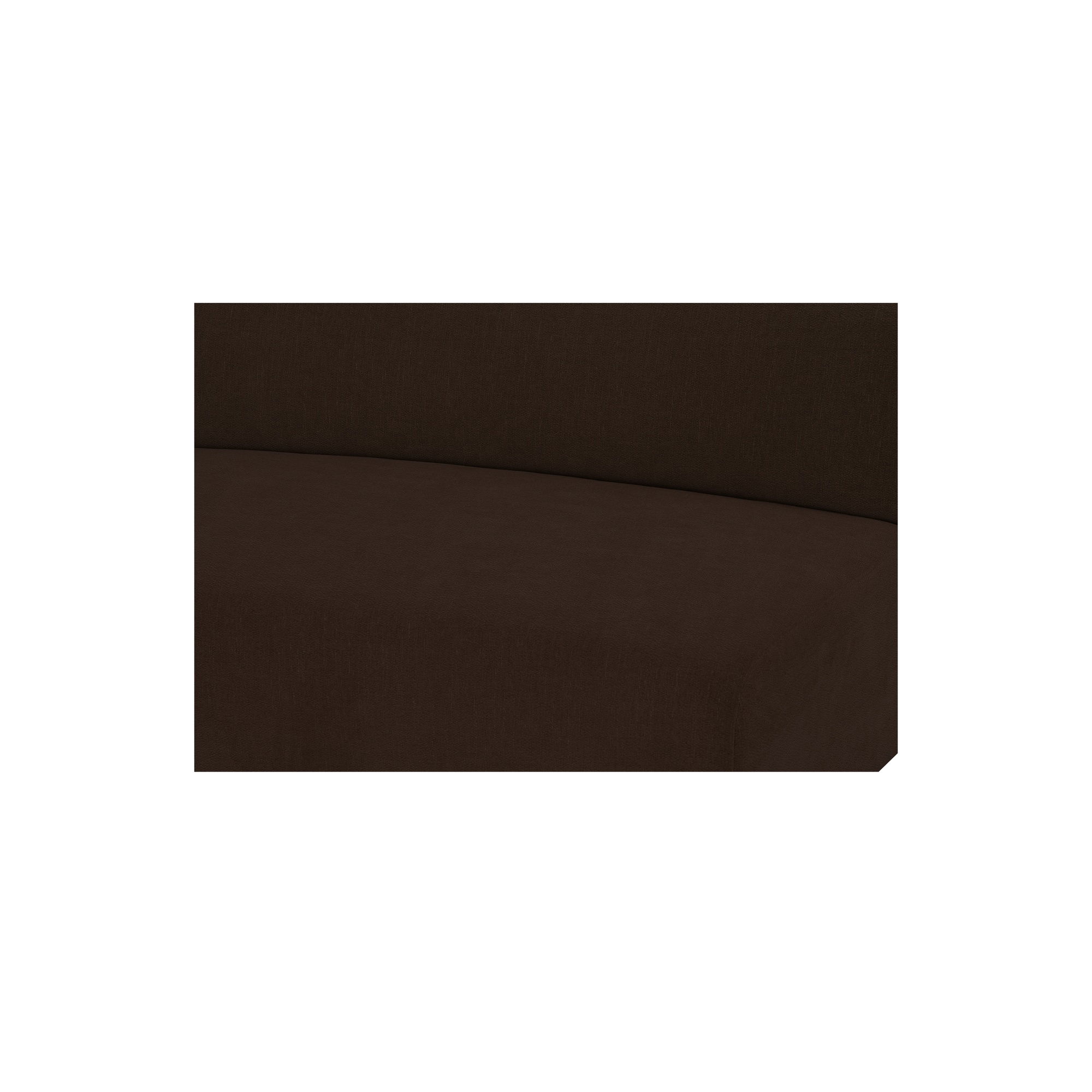 Naomi 2 Piece Concave Modular Sectional Dark Brown, Sectional Sofa by Moe's Home, 161.4" width x 28.3" height x 39" depth View 6