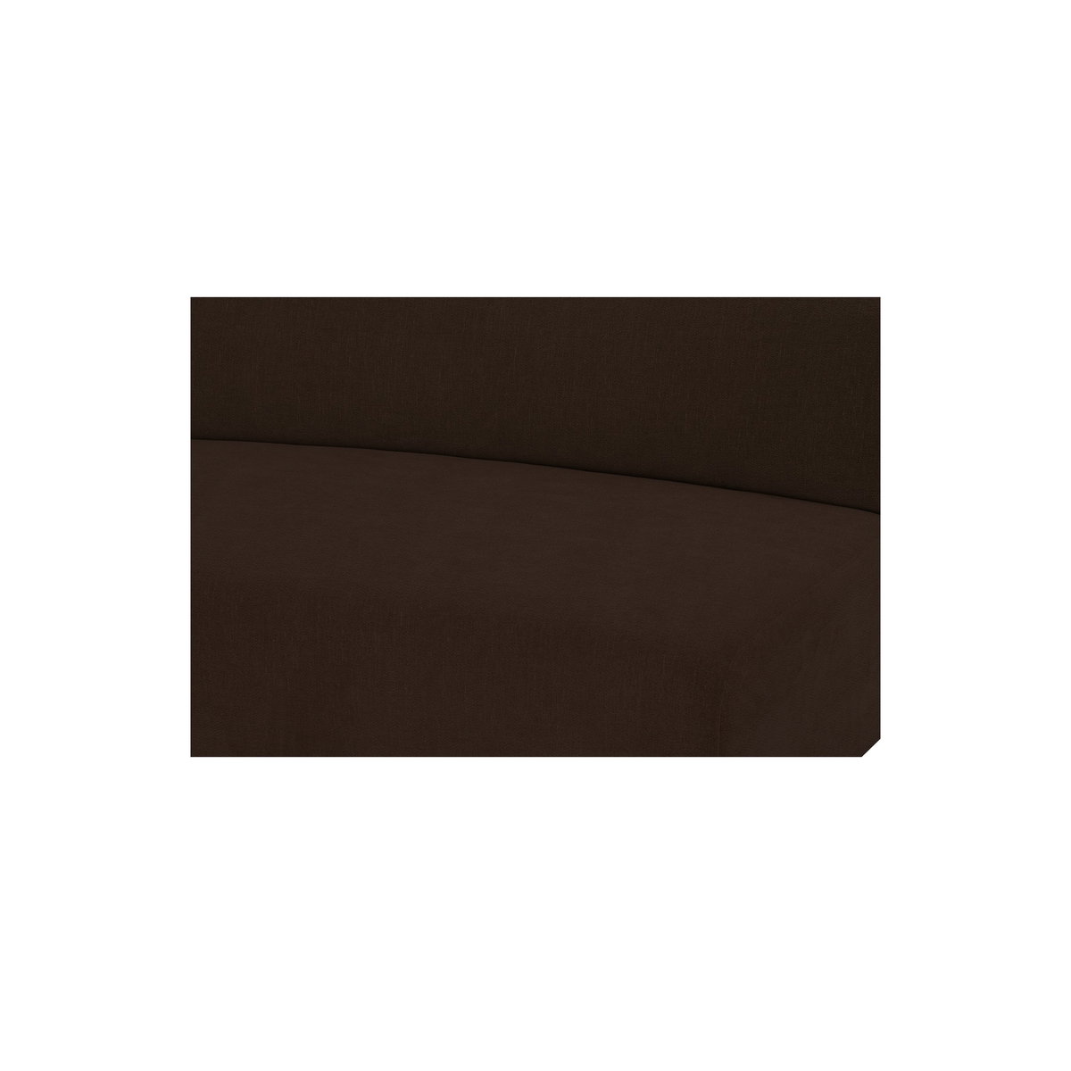 Naomi 2 Piece Concave Modular Sectional Dark Brown, Sectional Sofa by Moe's Home, 161.4" width x 28.3" height x 39" depth View 6