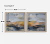 Dusk Framed Prints Set/2, Painting by Uttermost, 36.25" width x 36.25" height x 2" depth thumbnail 3