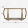 Adona Wood Console Table, by Uttermost, 59.75" width x 30.25" height x 16" depth thumbnail 3