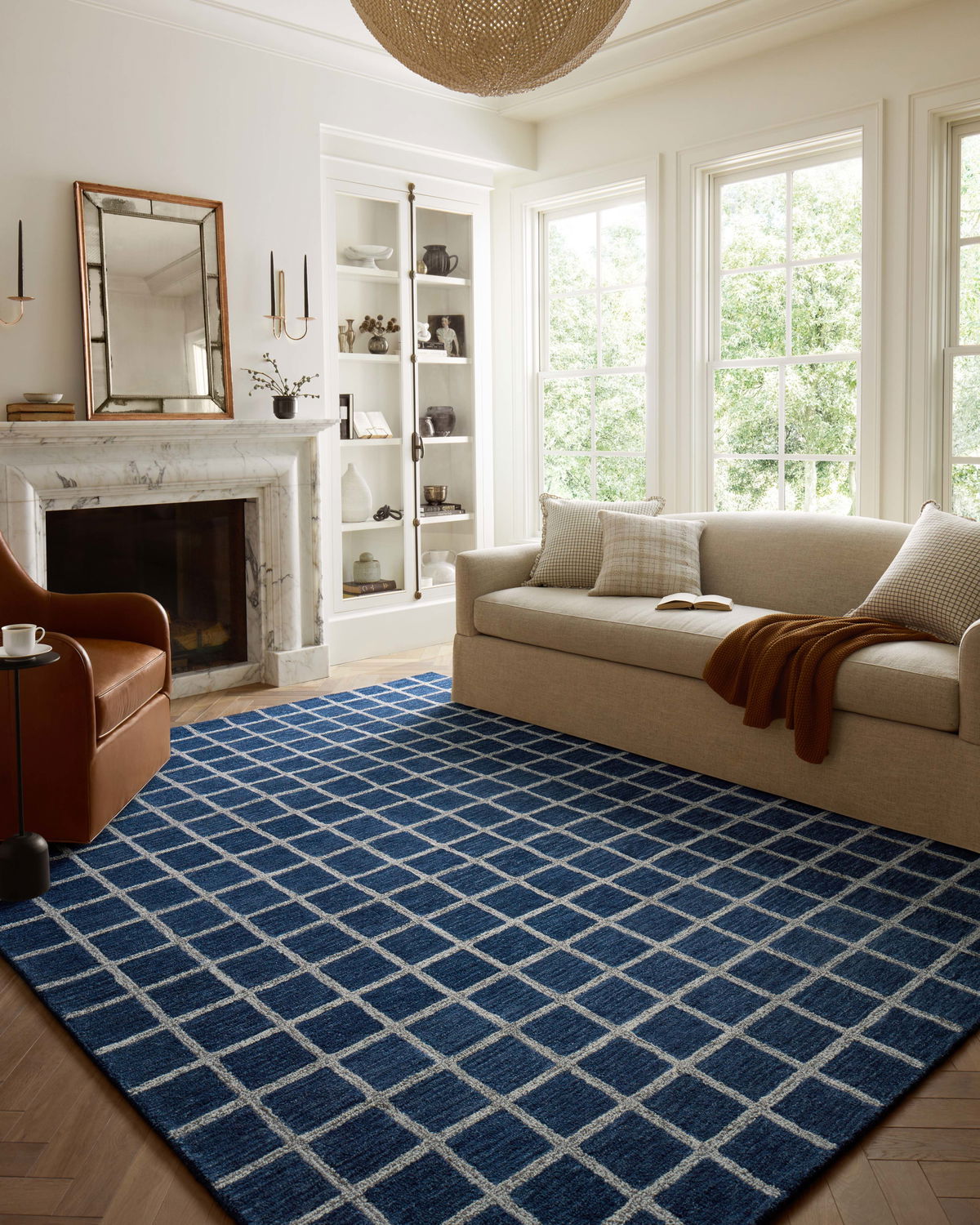 Chris Loves Julia x Loloi Polly Rug, 5' length x 7'6" width View 2