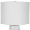 Ascent White Geometric Table Lamp, by Uttermost, 1'2" width x 1'11" height x 1'2" depth thumbnail 6