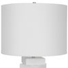 Ascent White Geometric Table Lamp, by Uttermost, 14" width x 23" height x 14" depth thumbnail 6