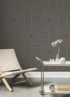 Diverging Diamonds Dark Grey Wallpaper thumbnail 3