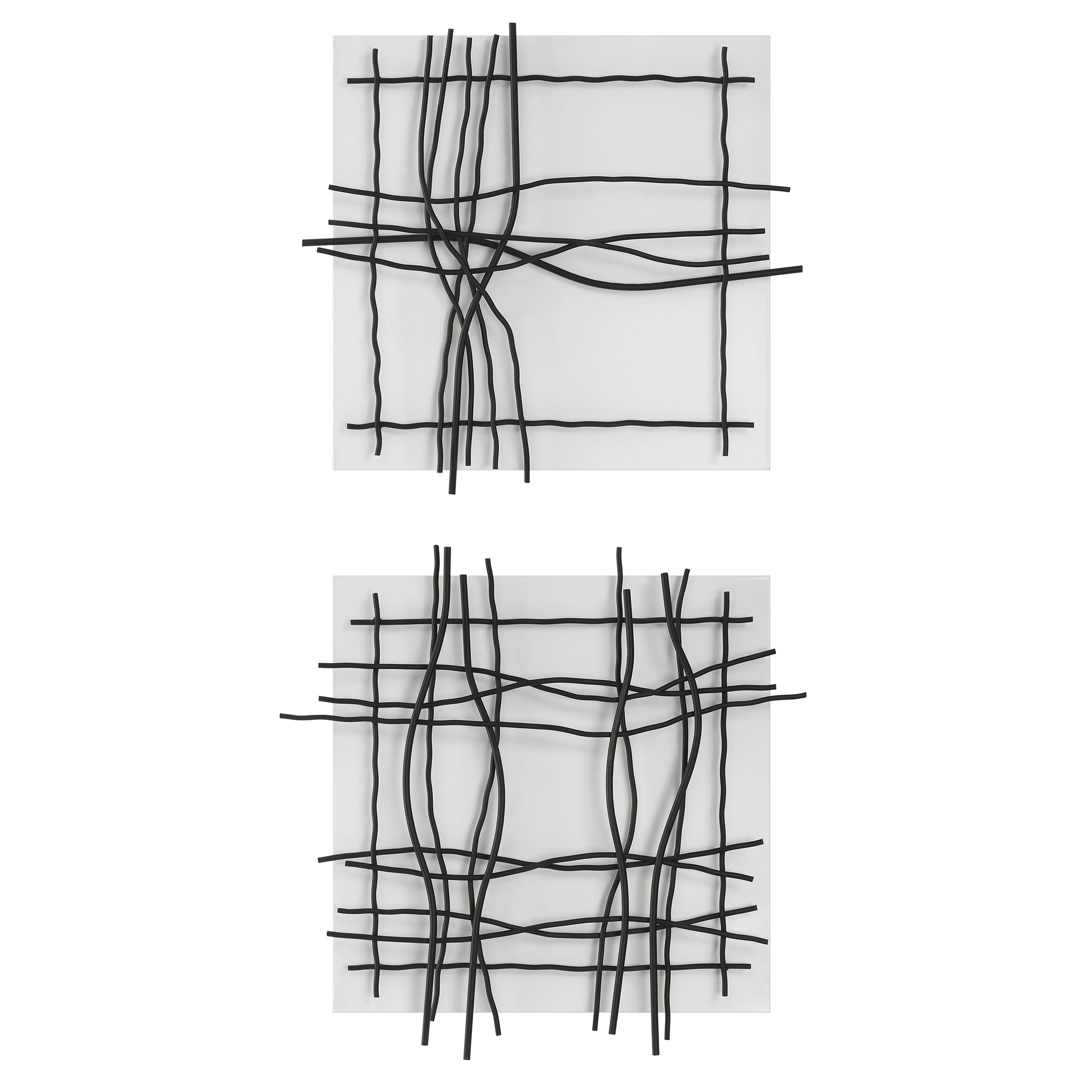 Genesis Metal Wall Decor Set/2 large image 