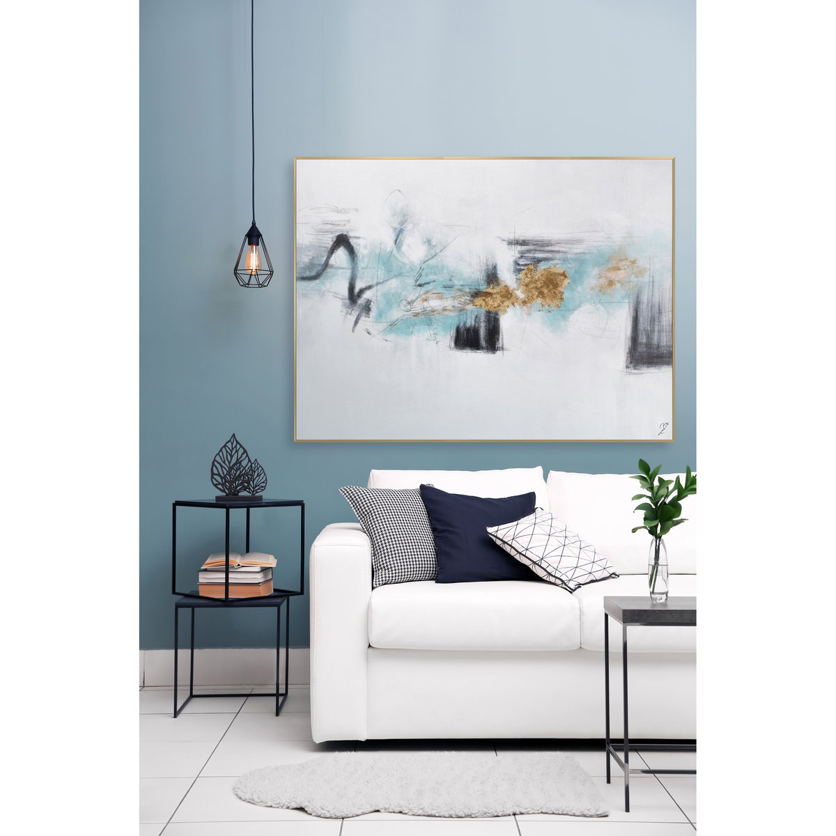 Topanga  Canvas Art, Painting by Renwil, 48" height x 2.5" depth View 2