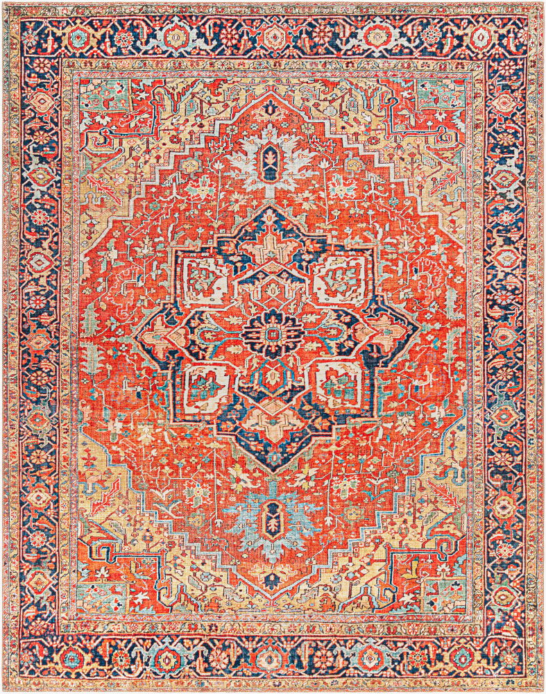 Iris Machine Woven Rug large image 