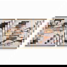 Online Designer Living Room Vetrina Framed Abstract Prints Set/2