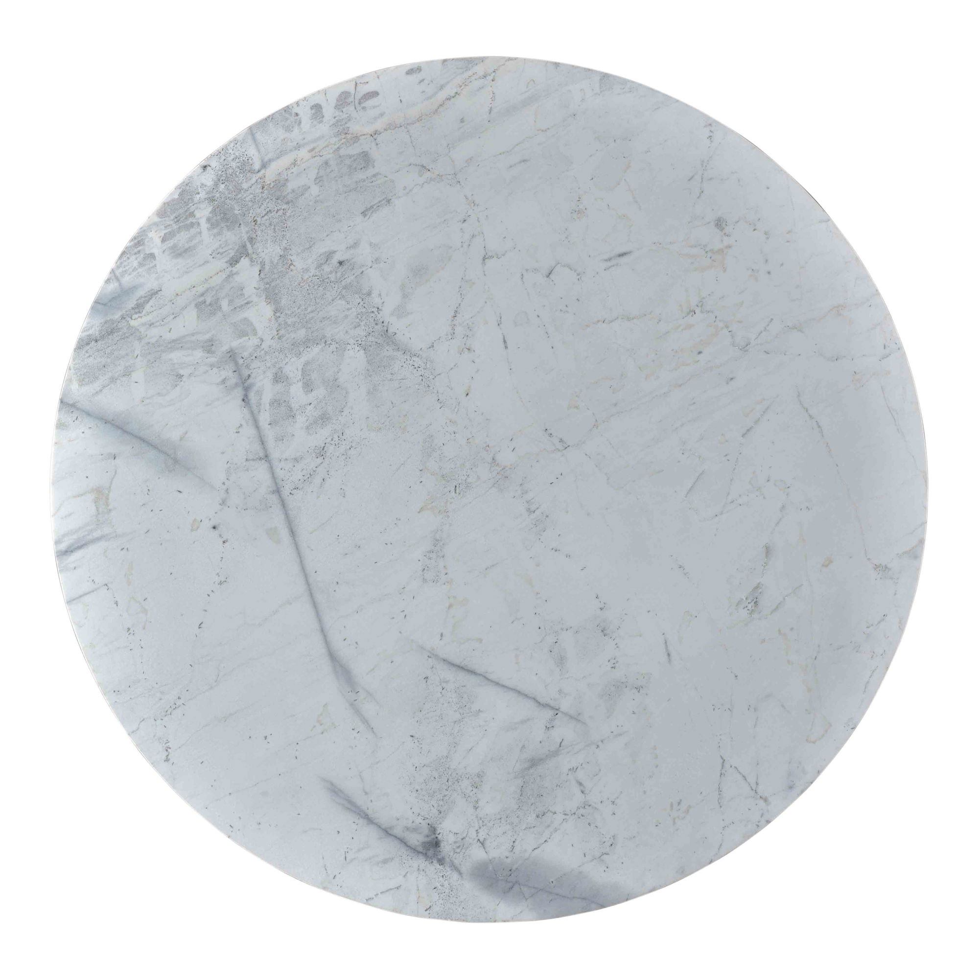 Jinxx Coffee Table White, by Moe's Home, 38" width x 15" height x 38" depth View 4