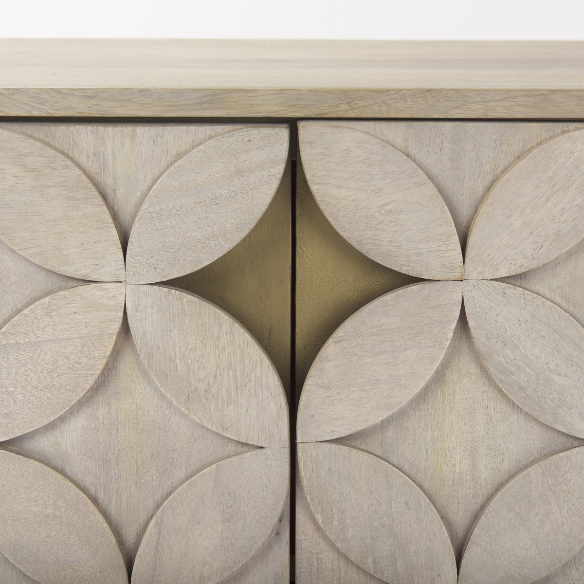 Excelsior 36.0L x 18.0W x 32.5H Light Brown Wood Gold Iron Base Accent Cabinet, Cabinets & Chest by Mercana, 36.5" length x 18.5" width x 32.5" height View 10
