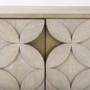 Excelsior 36.0L x 18.0W x 32.5H Light Brown Wood Gold Iron Base Accent Cabinet, Cabinets & Chest by Mercana, 36.5" length x 18.5" width x 32.5" height thumbnail 11