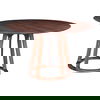 Aldo Round Dining Table Brown thumbnail 0