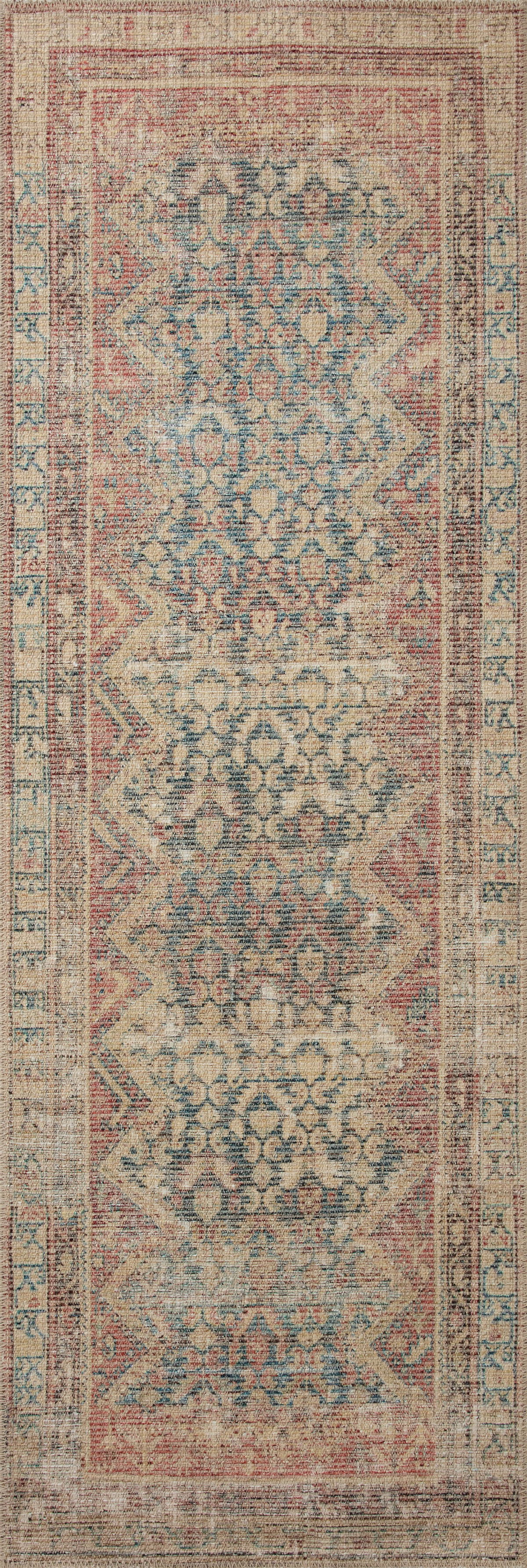 Angela Rose x Loloi Aubrey Rug, 1'6" length x 1'6" width View 6