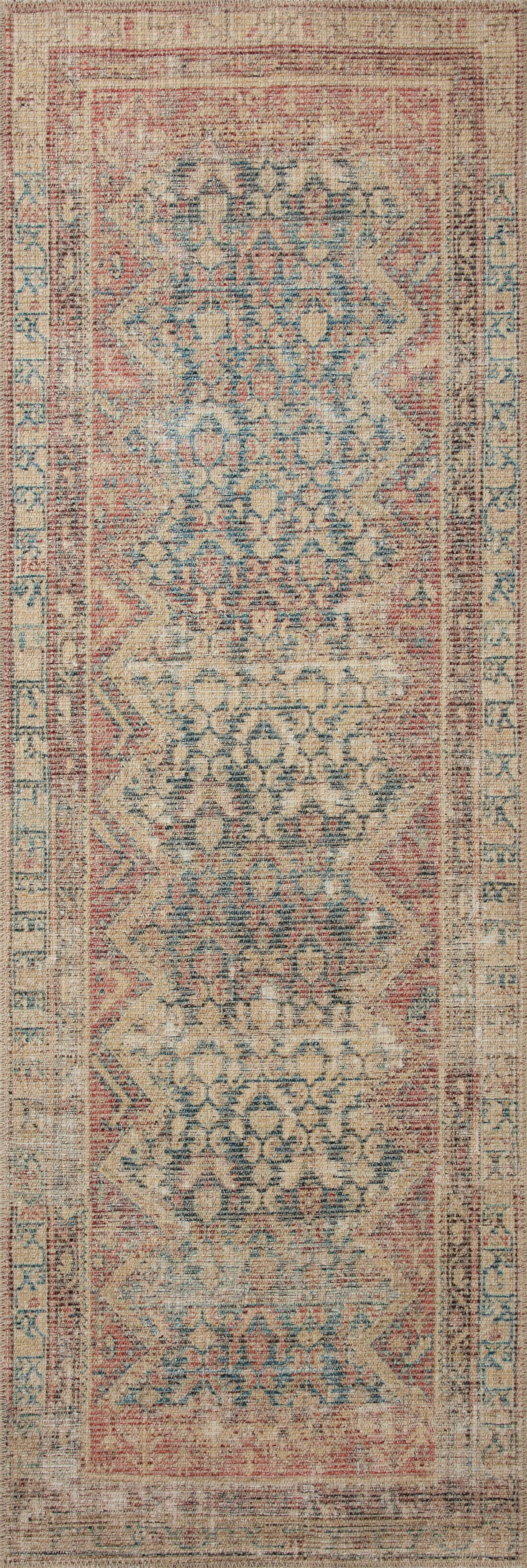 Angela Rose x Loloi Aubrey Rug, 1'6" length x 1'6" width View 6