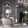 Aurelie Silver Etagere, Shelving & Bookcase by Uttermost, 30" width x 83.87" height x 15.35" depth thumbnail 4