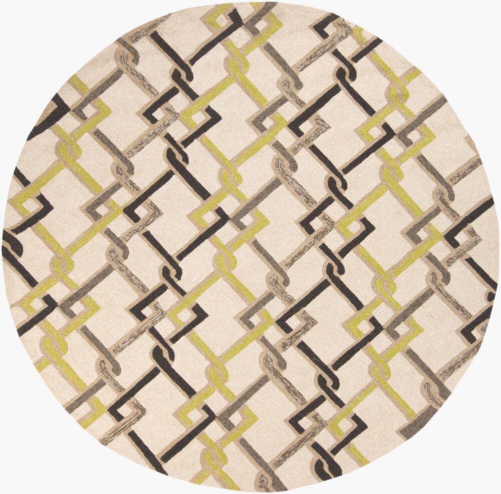 Rain Handmade Rug, by Surya, 1'6" length x 1'6" width