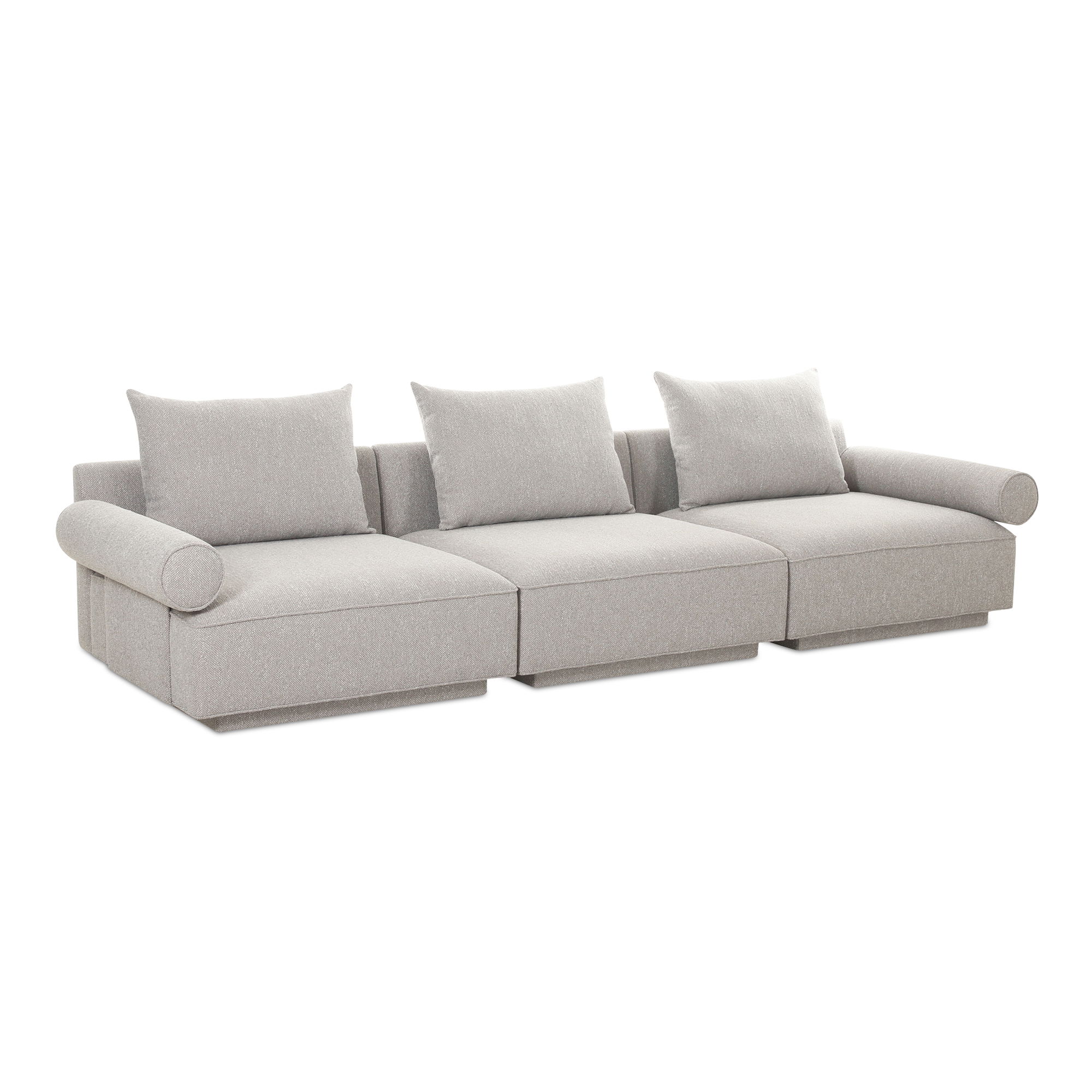 Rosello Modular Sofa Light Grey large image 