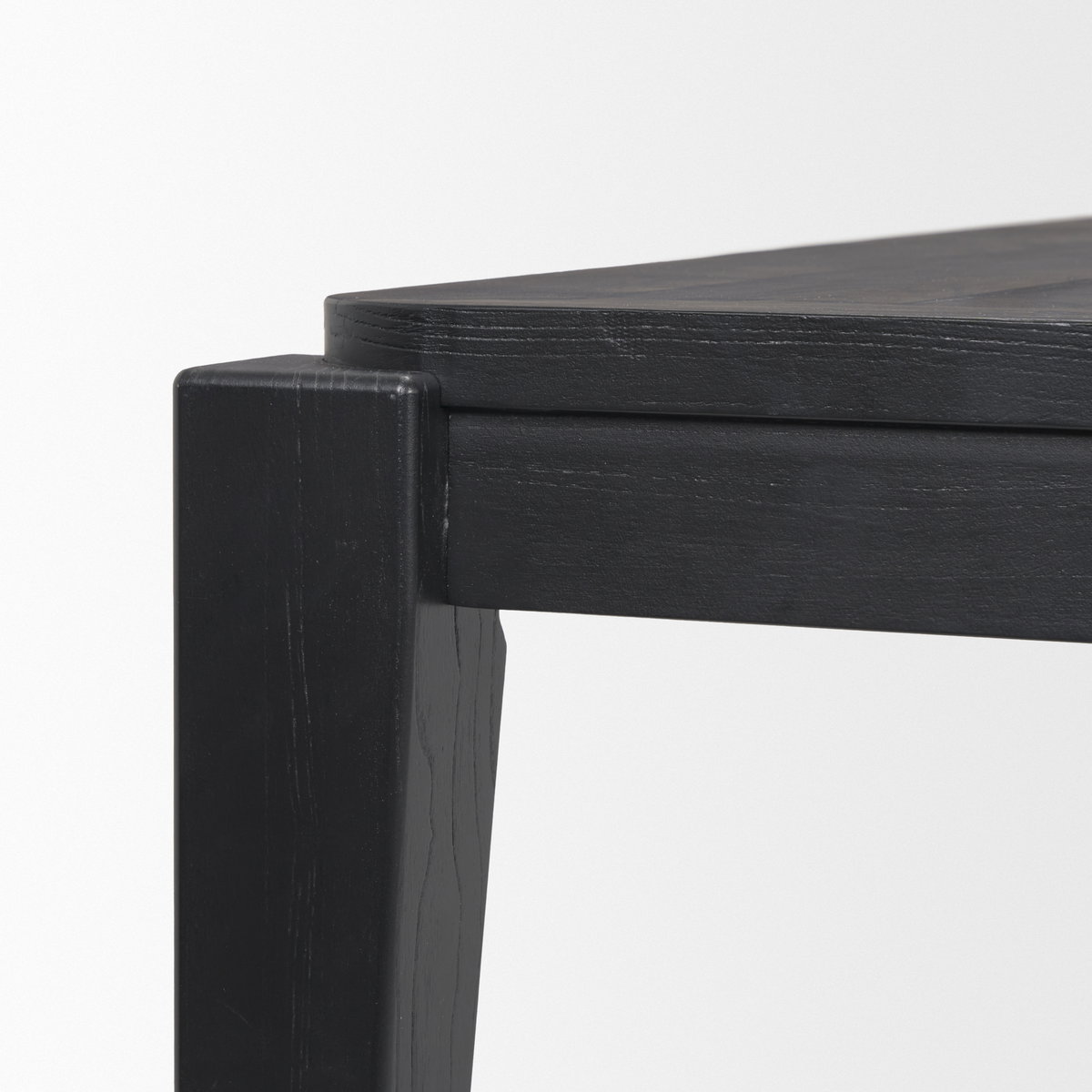 Teva 92'L x 39'W Rectangular Dining Table | Modern | Black Wood | Seats 8, by Mercana, 92" length x 39" width x 30" height View 10