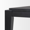 Teva 92'L x 39'W Rectangular Dining Table | Modern | Black Wood | Seats 8, by Mercana, 92" length x 39" width x 30" height thumbnail 10