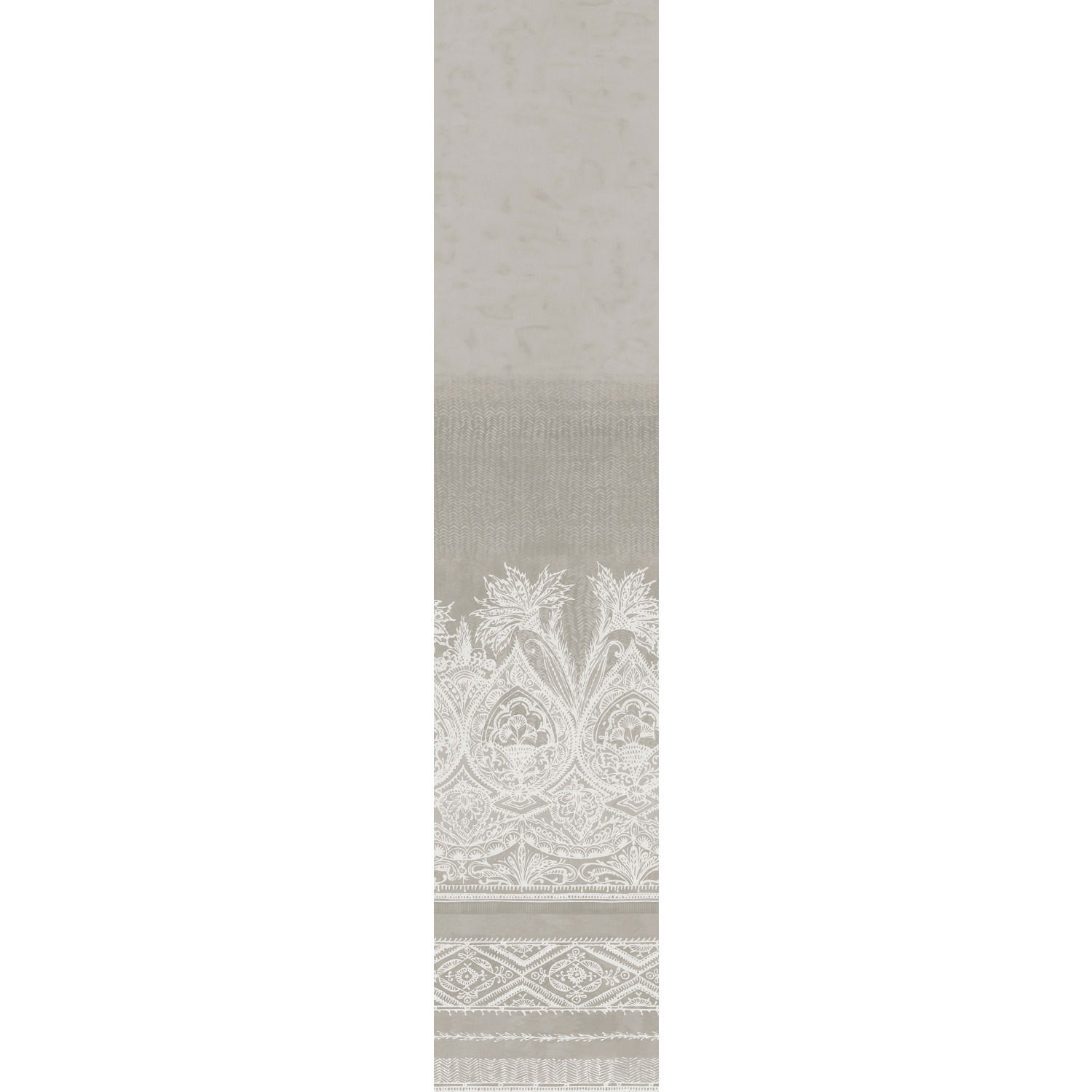 Henna Grey Wall Mural large image 