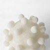 Malo  Cream Resin Small Sphere Decorative Object, by Mercana, 4.72" length x 4.72" width x 4.72" height thumbnail 5