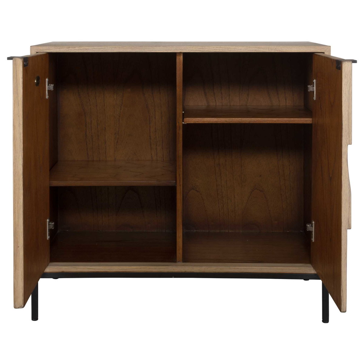 Lorenzo Geometric 2 Door Cabinet, Furniture by Uttermost, 36.1" width x 33" height x 18" depth View 7