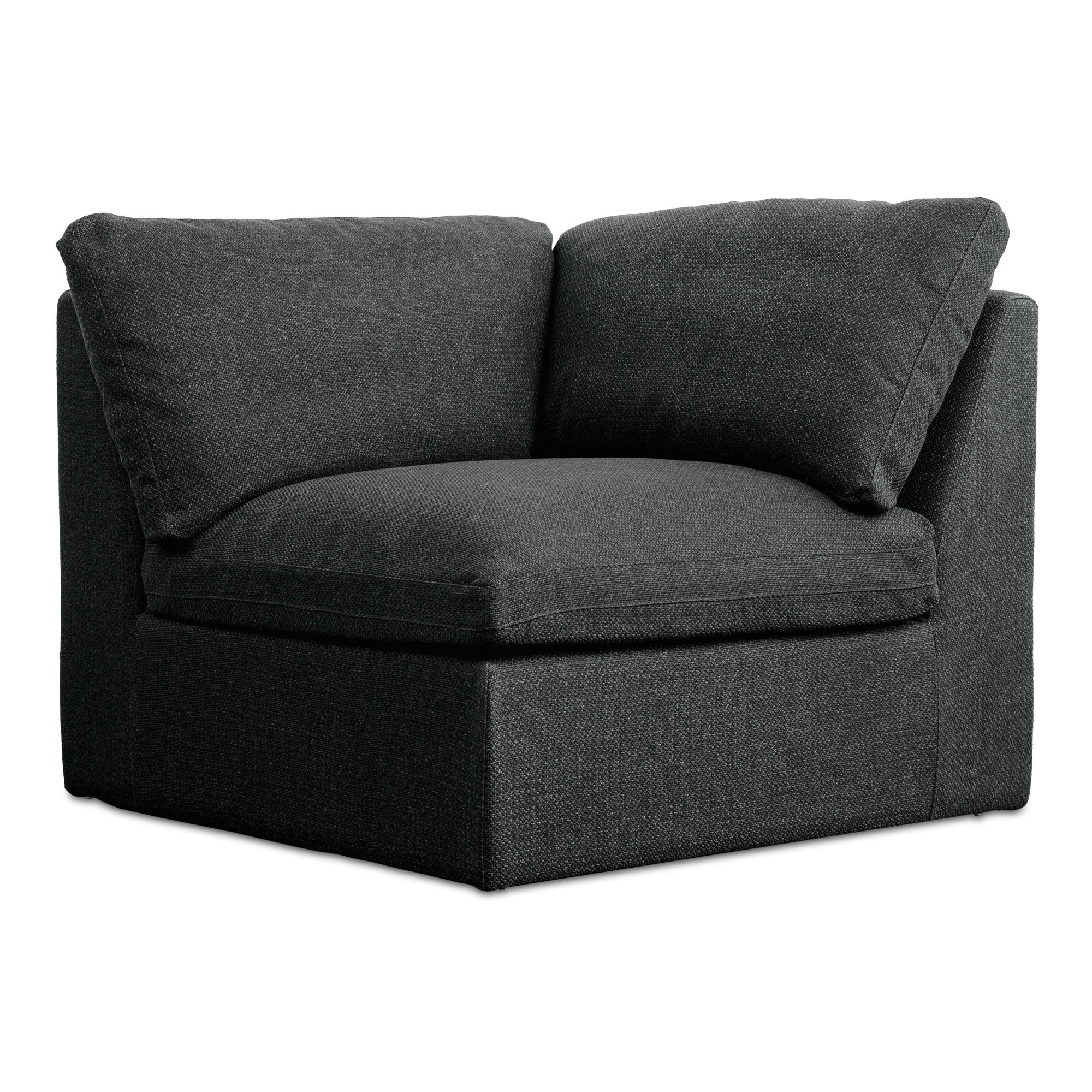 Miles Outdoor Corner Speckled Charcoal large image 