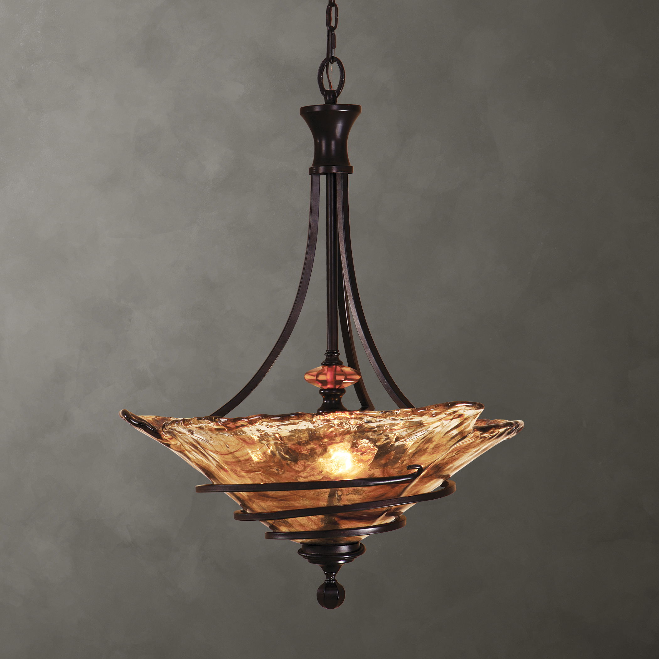 Vitalia 3 Lt Oil Rubbed Bronze Pendant large image 