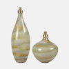 Cascade Glass Bottles Set/2, by Uttermost, 6.25" width x 1'9.25" height x 6.25" depth thumbnail 1