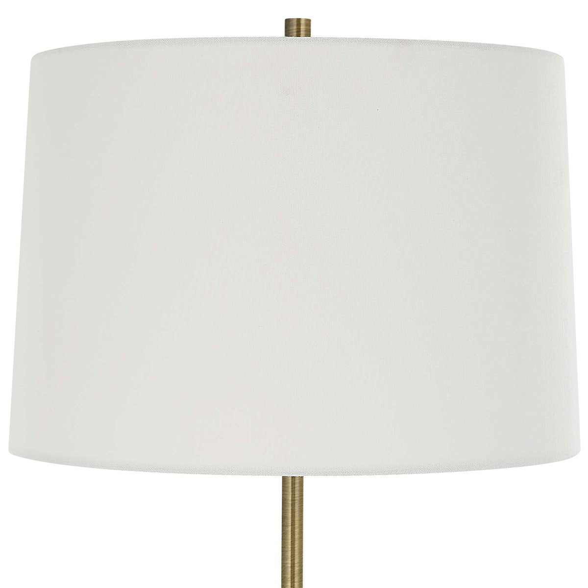 Annora Glossy White Table Lamp, by Uttermost, 1'3" width x 2'10" height x 1'3" depth View 6