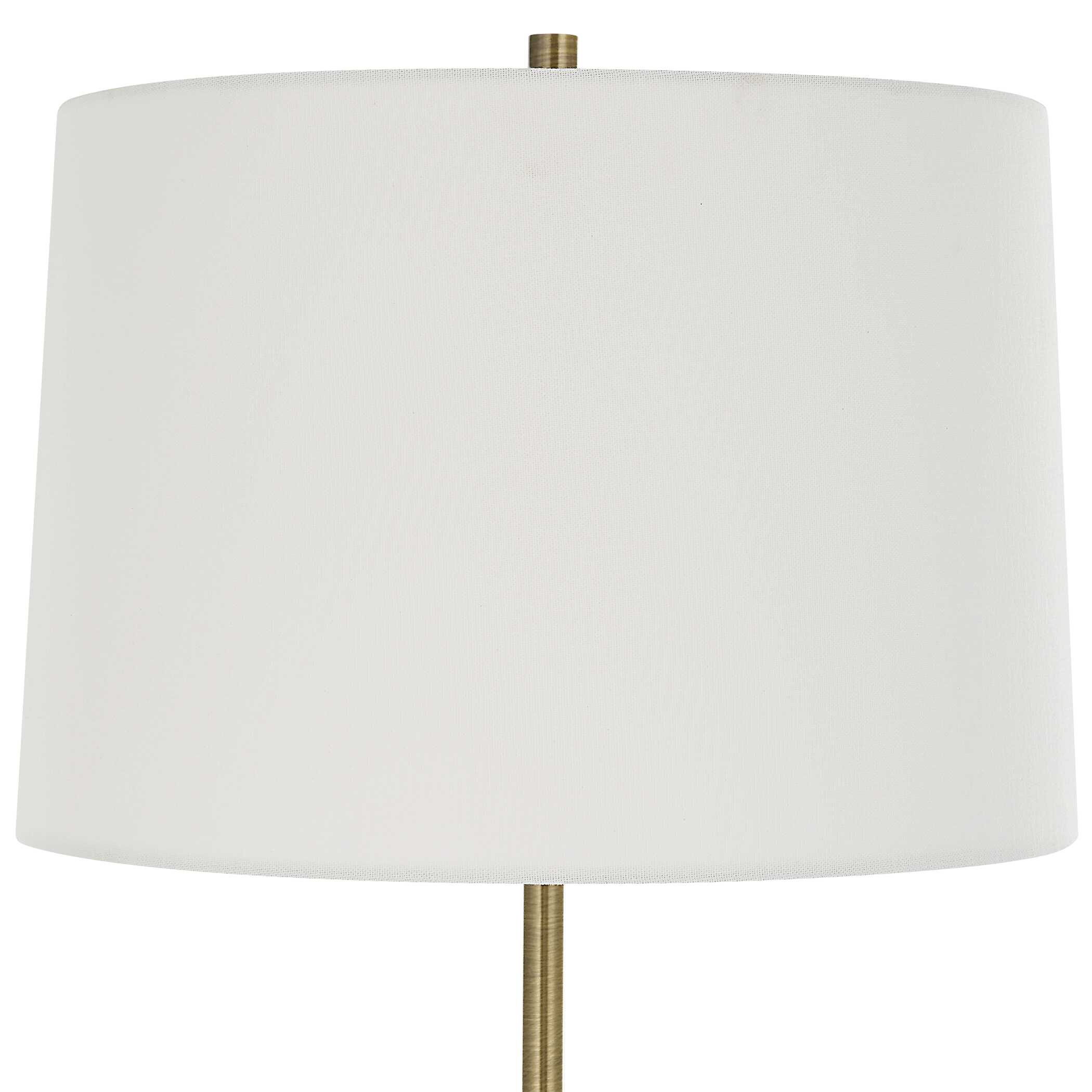 Annora Glossy White Table Lamp large image 